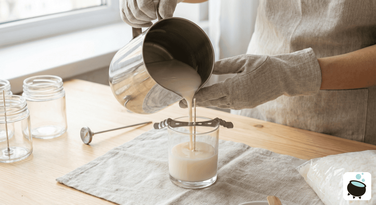 Selecting wax and wicks for candle making