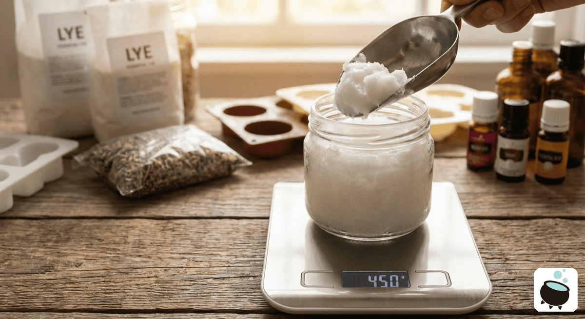 Coconut oil and soap making supplies