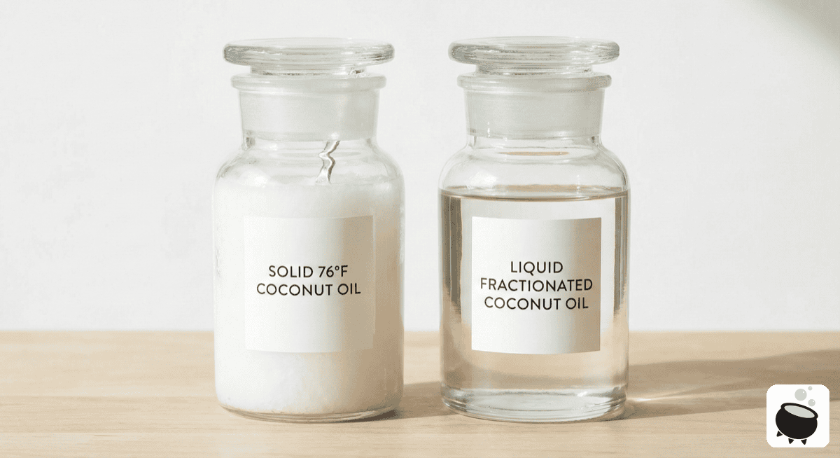 Different types of coconut oil for soap making