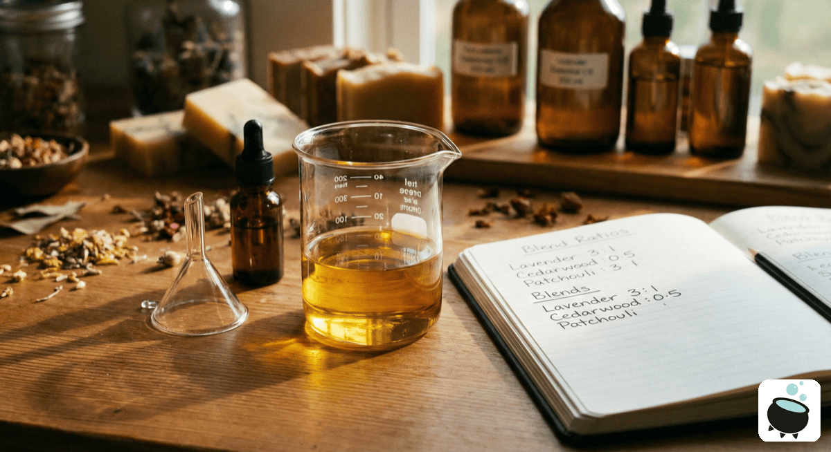 Essential oil blend calculation