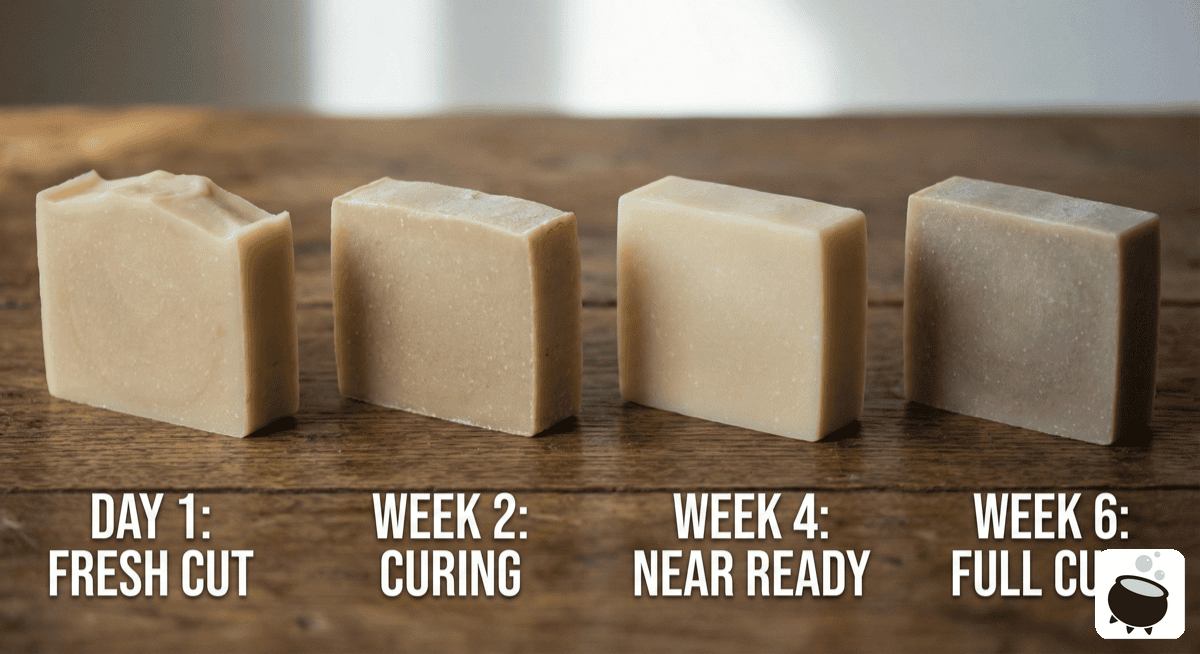 Soap cure time chart by type