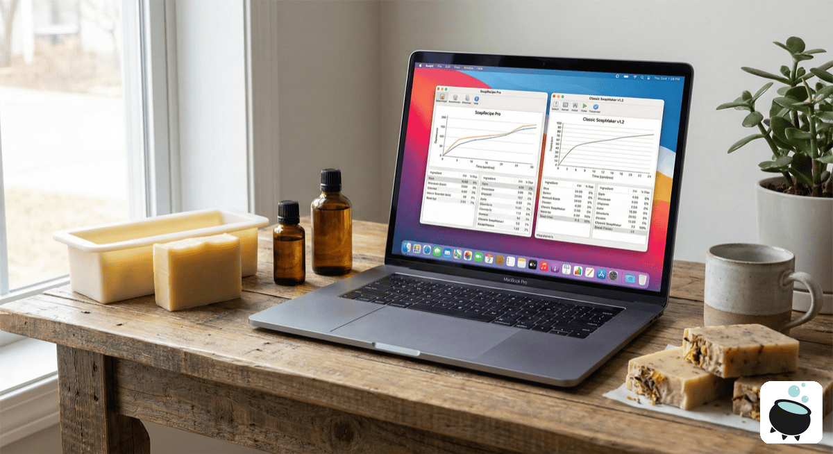 Desktop application versus web-based tools for soap making
