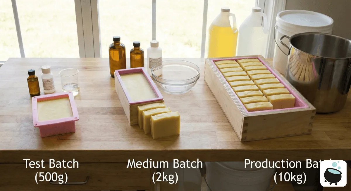 How to Scale Soap Recipes: Complete Guide to Batch Size Conversion